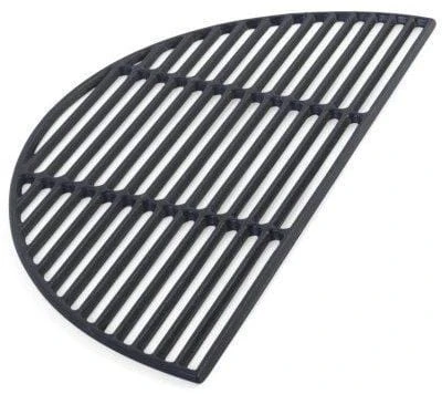 New ✔️ Big Green Egg Cast Iron Grid - Half Moon ✔️ 4 Big Green Egg Cast Iron Grid - Half Moon