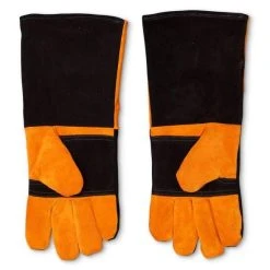 Yoder 1040-05 Long Leather Barbecue Gloves