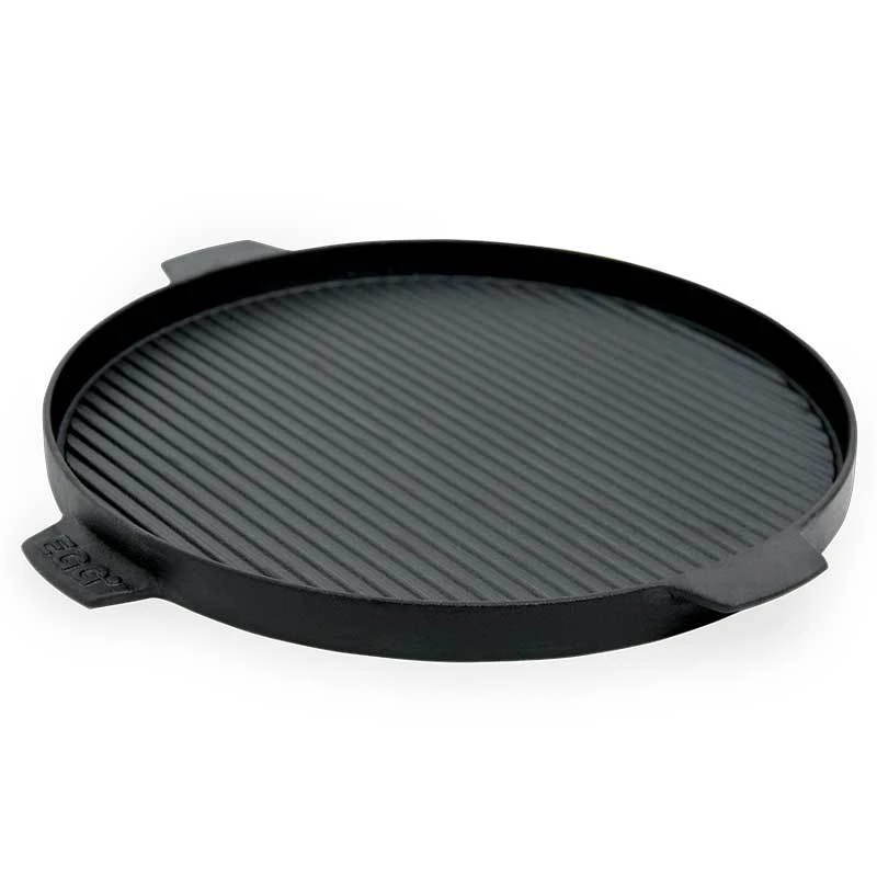 Discount ⌛ Big Green Egg Cast-Iron Dual-Sided Plancha Griddle ⭐ 3 Big Green Egg Cast-Iron Dual-Sided Plancha Griddle