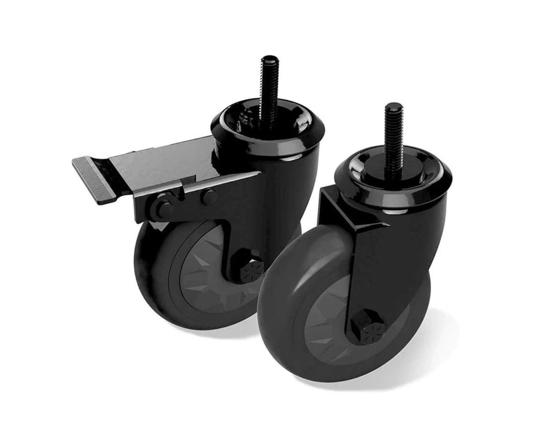 Hot Sale ๐ Parts Big Green Egg Locking Caster Kit ๐คฉ 3 Parts Big Green Egg Locking Caster Kit