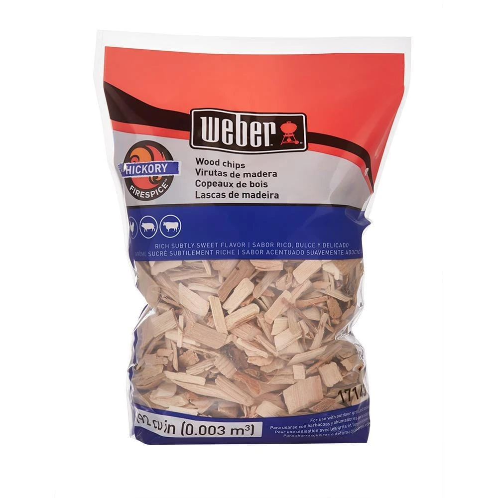 Flash Sale ✔️ BBQ Accessories Weber Hickory Wood Chips (2 Lb.) - 17143 👏 3 BBQ Accessories Weber Hickory Wood Chips (2 Lb.) - 17143