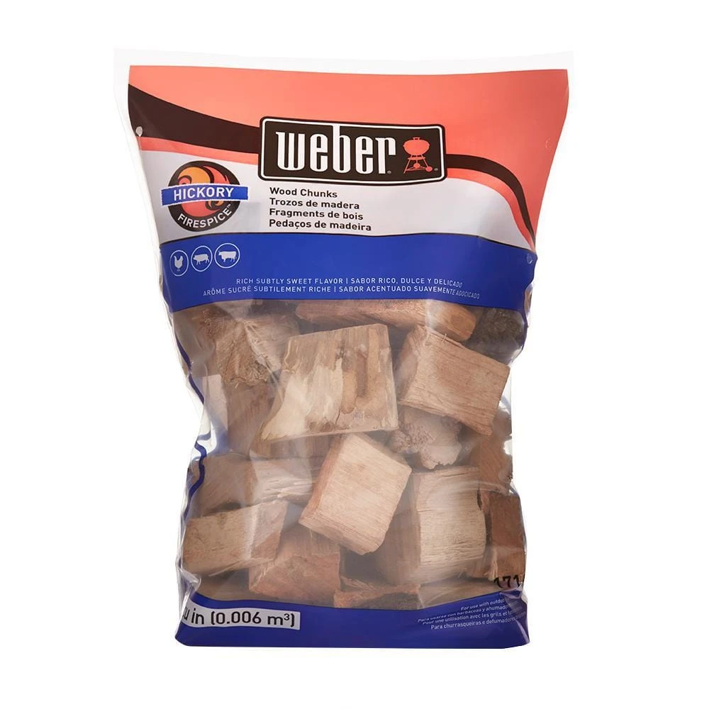 Best Sale โค๏ธ BBQ Accessories Weber Hickory Wood Chunks (4 Lb.) - 17148 ๐ 3 BBQ Accessories Weber Hickory Wood Chunks (4 Lb.) - 17148