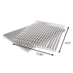 Grill Care 17528 Stainless Steel Grids - 2pc (Weber Grills) - Side Mount Grills