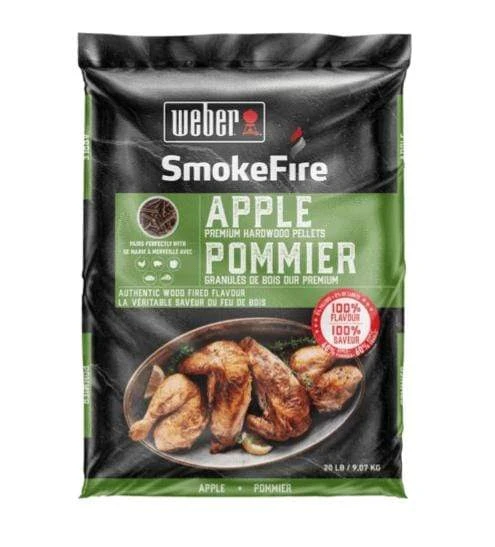Promo ๐ Weber SmokeFire Premium Apple Hardwood Pellets (20 Lb.) - 190204 BBQ Accessories ๐งจ 3 Weber SmokeFire Premium Apple Hardwood Pellets (20 Lb.) - 190204 BBQ Accessories