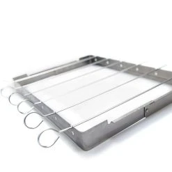 GrillPro Stainless Steel Shish Kebab Set (6-Piece) - 41338 BBQ Accessories