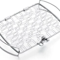 Weber Large Stainless Steel Fish Basket - 6471