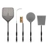 Alfa Forni BBQ Accessories Alfa 24" 5-Piece Pizza Peel Set (Black) - AC-5PSET24BK