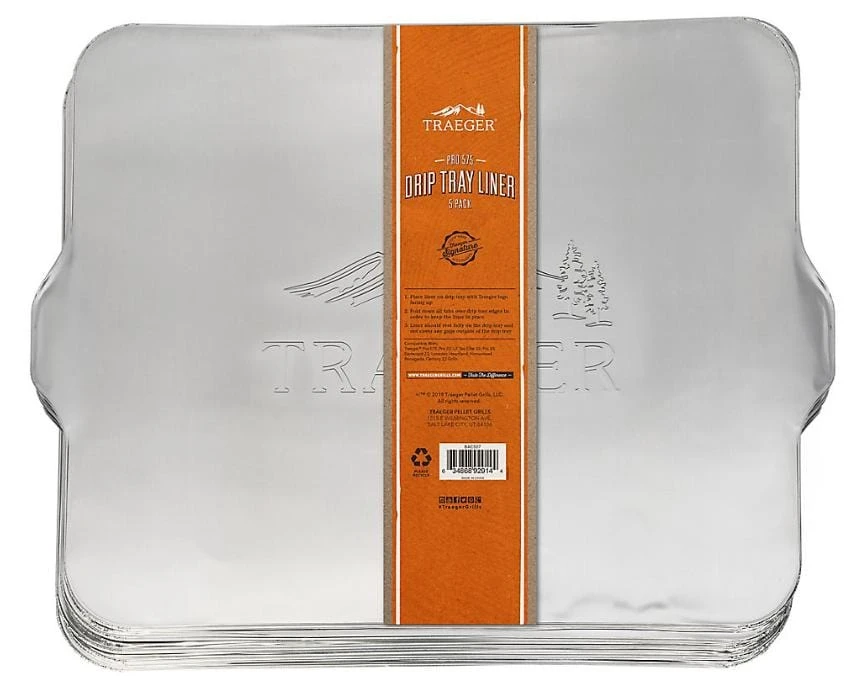 Cheapest 🎉 Traeger Canada Traeger Drip Tray Liners (Pro 575/22/20 - 5 Pack) - BAC566 BBQ Accessories ✨ 3 Traeger Canada Traeger Drip Tray Liners (Pro 575/22/20 - 5 Pack) - BAC566 BBQ Accessories