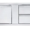 Napoleon Single Door + Two Drawer Cabinet (42" X 16") - BI-4216-1D2DR