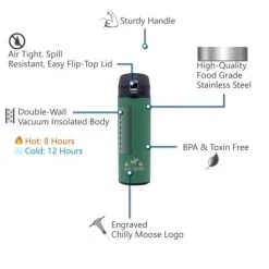 Chadwicks & Hacks Chilly Moose Kearney Traveller - 17oz BBQ Accessories