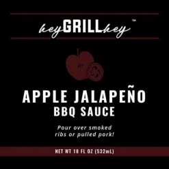 (Do Not Use) Hey Grill Hey BBQ Sauce (Apple Jalapeno 18 Fl. Oz.) - HGHAJX6