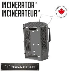 Charcoal & Smoker Accessories HELLRAZR Incinerator Chimney Starter - INCIN-U-CG-2