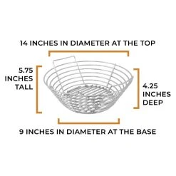BBQ Accessories Kick Ash Basket (Big Green Egg - Large) - KAB-LG-SS