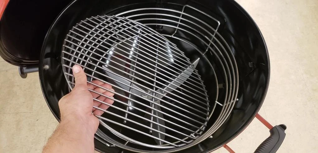 Brand new ⭐ BBQ Accessories Kick Ash Basket Ring Of Fire W. Divider (Weber 22" Kettle) - KAB-W22 ⌛ 4 BBQ Accessories Kick Ash Basket Ring Of Fire W. Divider (Weber 22" Kettle) - KAB-W22