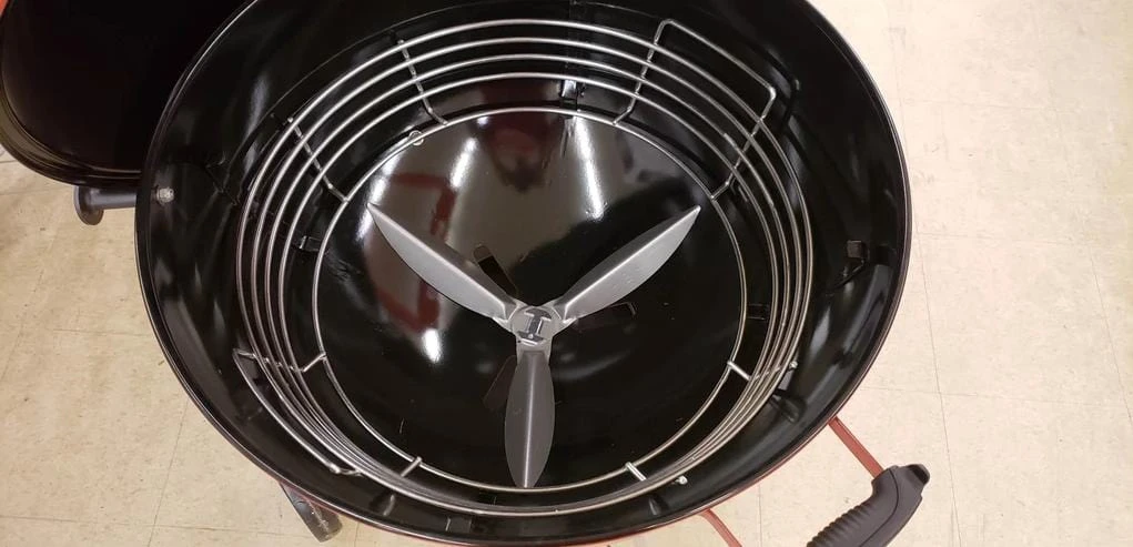 Brand new ⭐ BBQ Accessories Kick Ash Basket Ring Of Fire W. Divider (Weber 22" Kettle) - KAB-W22 ⌛ 5 BBQ Accessories Kick Ash Basket Ring Of Fire W. Divider (Weber 22" Kettle) - KAB-W22