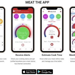 Traeger Canada BBQ Accessories MEATER Plus Wireless Remote Thermometer - RT1-MT-MP01 Probe