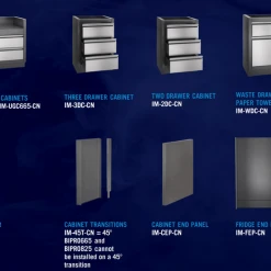 Parts Napoleon Outdoor Rated Stainless Steel Fridge - NFR055OUSS