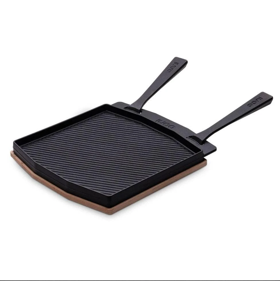 Flash Sale ✔️ BBQ Accessories Ooni Dual-Sided Grizzler Plate - UU-P0A000 ✔️ 4 BBQ Accessories Ooni Dual-Sided Grizzler Plate - UU-P0A000