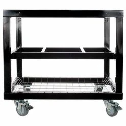 BBQ Accessories Primo Black Cart Base With Basket For LG 300/XL 400 Oval Series Grills - PG00368
