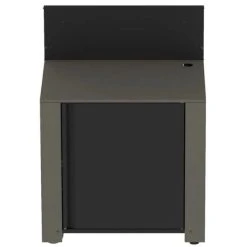 ENO La Plancha Modulo Outdoor Plancha Cupboard (Gray Galvanized Steel) - PMOD7002