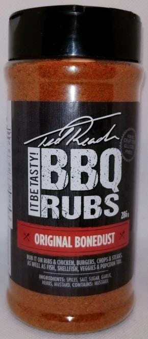 Budget β¨ Ted Reader BBQ Rub - Original Bone Dust (286G) π 3 Ted Reader BBQ Rub - Original Bone Dust (286G)