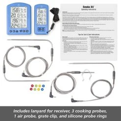 ThermoWorks Smoke X4 Long-Range Remote BBQ Alarm Thermometer BBQ Accessories