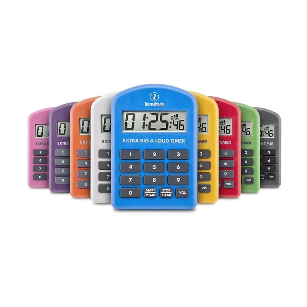 Brand new โญ Thermoworks Extra Big & Loud Timer ๐ 3 Thermoworks Extra Big & Loud Timer