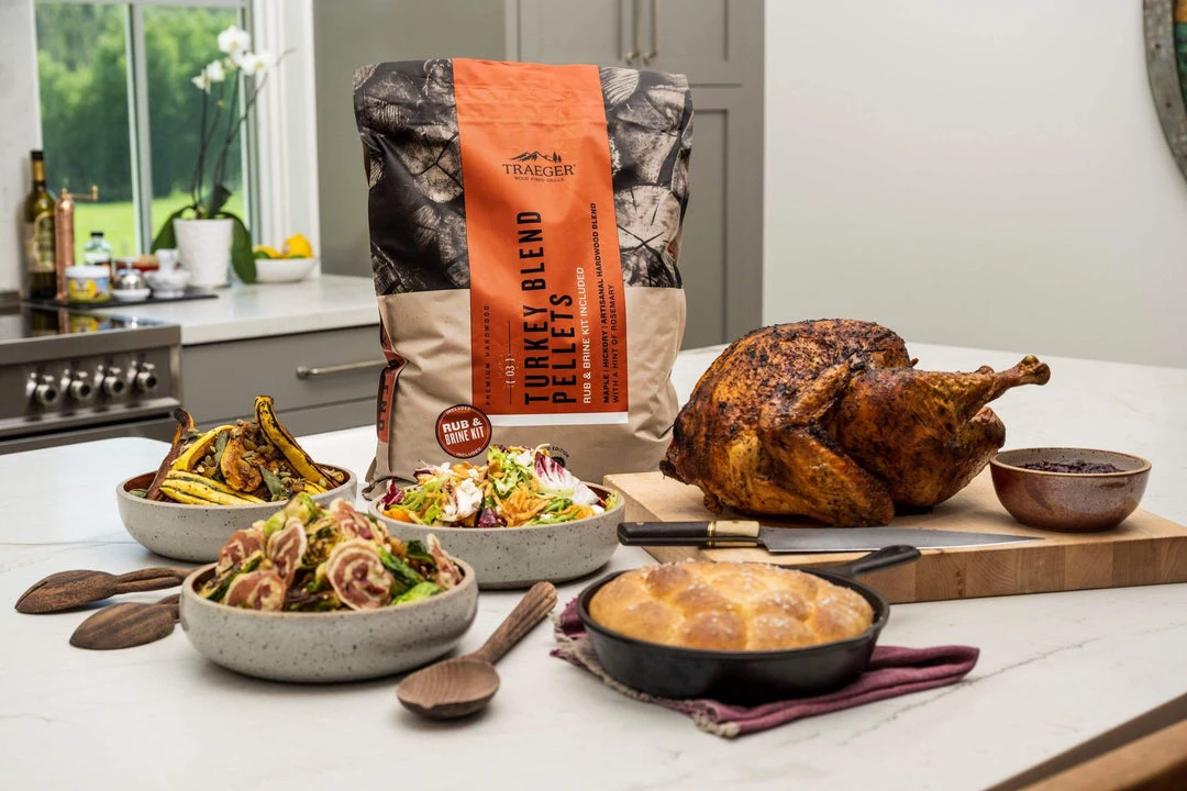 Best Pirce โ Traeger Canada Traeger Turkey Blend Wood Pellets 18lb + Brine Kit (Limited Edition) - PEL351 ๐ 10 Traeger Canada Traeger Turkey Blend Wood Pellets 18lb + Brine Kit (Limited Edition) - PEL351