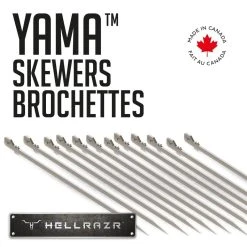 HELLRAZR Skewer Set (12 Pack) - YAMA-A-S-6 BBQ Accessories