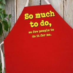 LA Imprints Attitude Apron - So Much To Do BBQ Accessories