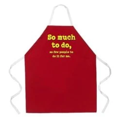 LA Imprints Attitude Apron - So Much To Do BBQ Accessories