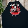 BBQ Accessories LA Imprints Attitude Apron - Licensed To Grill