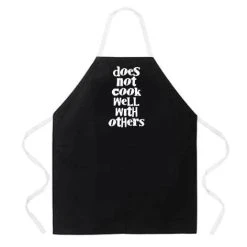 LA Imprints Attitude Apron - Does Not Cook Well With Others BBQ Accessories