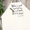 LA Imprints Attitude Apron - Wine Is Proof