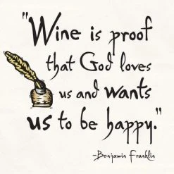 LA Imprints Attitude Apron - Wine Is Proof