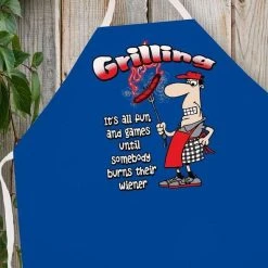 LA Imprints Attitude Apron - Grilling Weiner Apparel