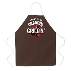 Source Resource LA Imprints Attitude Apron - Grandpa Is Grilling Apparel