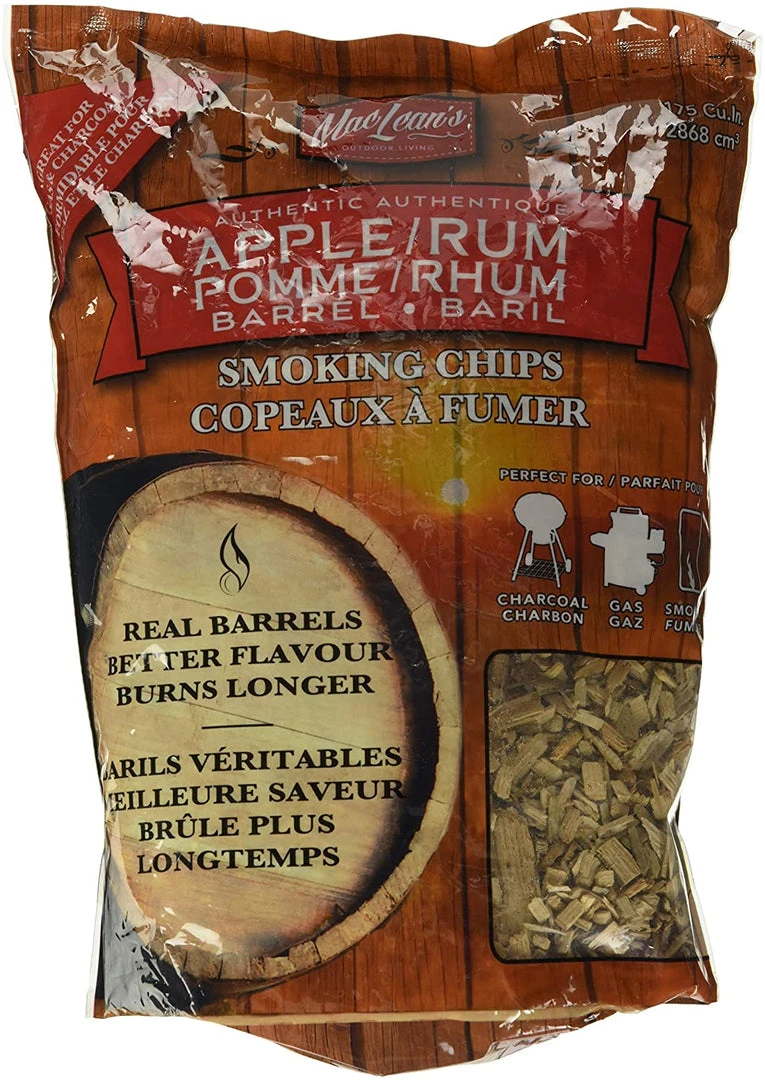 New ๐ Maclean Outdoor Living Inc. MacLean's Smoking Chips (Apple/Rum - 2lb.) - CB-210AR-CP ๐ 3 Maclean Outdoor Living Inc. MacLean's Smoking Chips (Apple/Rum - 2lb.) - CB-210AR-CP