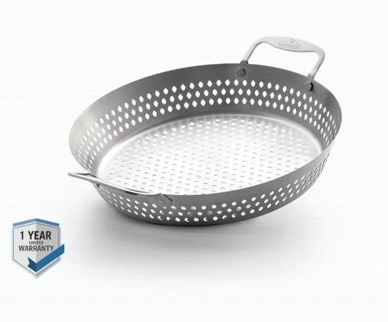 Deals 😉 Napoleon 56027 Stainless Steel Grilling Wok 😍 3 Napoleon 56027 Stainless Steel Grilling Wok